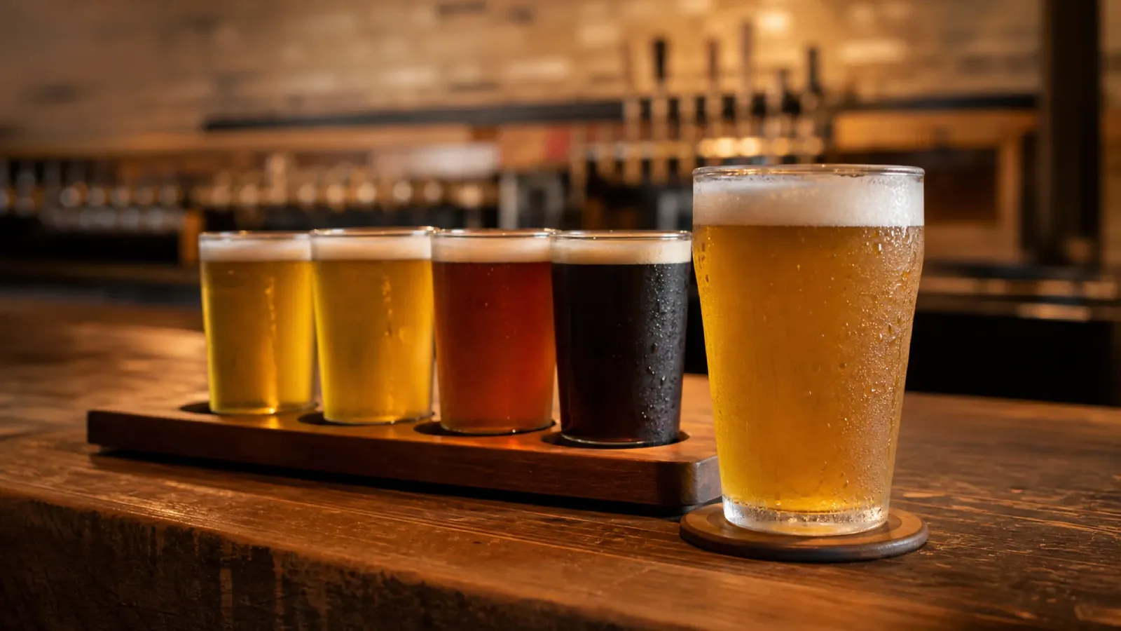 松本の夜に似合うクラフトビールのテイスティング