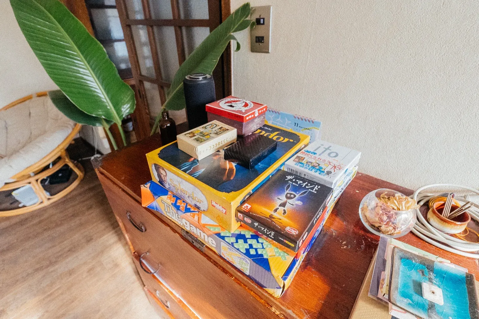 ボードゲームを楽しめる滞在スペース